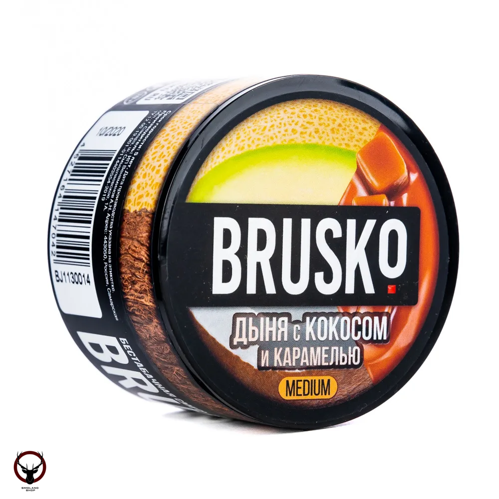 BRUSKO MEDIUM Дыня с кокосом и карамелью 50гр МРК