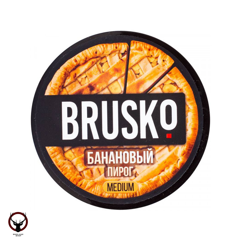 BRUSKO MEDIUM Банановый пирог 50гр МРК