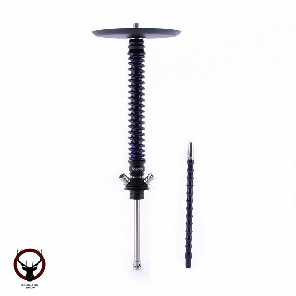 Кальян MAMAY CUSTOMS Coilovers чёрно-синий лак (без колбы)