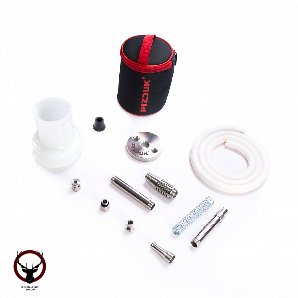Кальян Pizduk Hookah (black-bag) белая колба