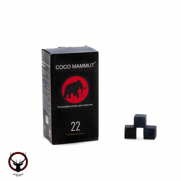 Уголь кокосовый COCO MAMMUT 96 шт (22 мм)
