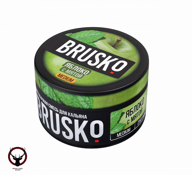 BRUSKO MEDIUM Яблоко с мятой 250гр МРК