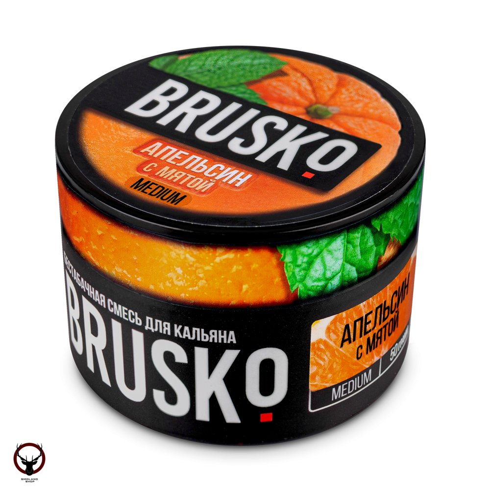 BRUSKO MEDIUM Апельсин с мятой 50гр МРК