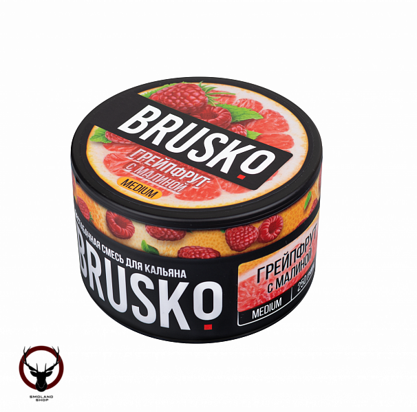 BRUSKO MEDIUM Грейпфрут с малиной 250гр МРК