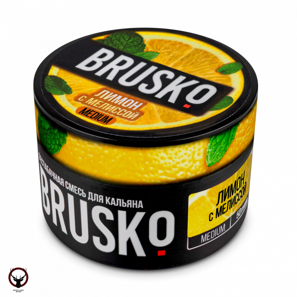 BRUSKO MEDIUM Лимон с мелиссой 50гр МРК