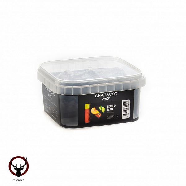 Chabacco Mix MEDIUM Peach-lime 200гр МРК