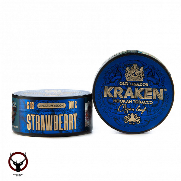 Табак Kraken - Medium Seco Клубника 100 гр.