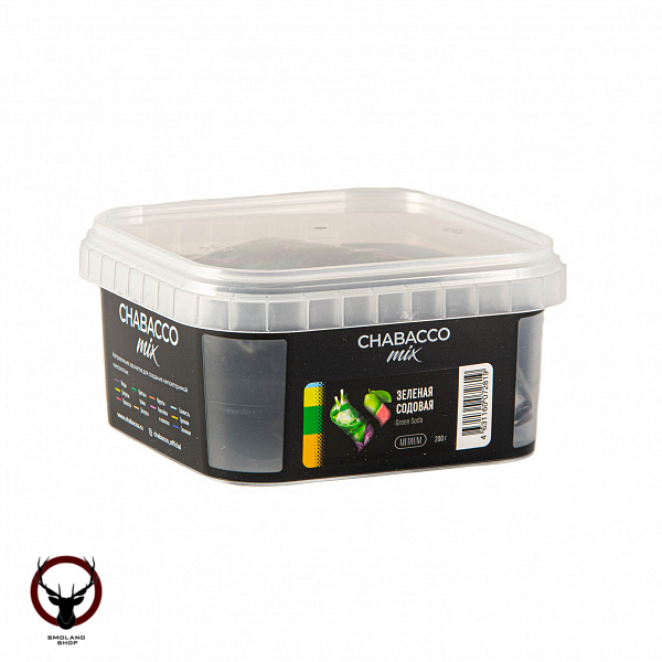 Chabacco Mix MEDIUM Green soda 200гр МРК