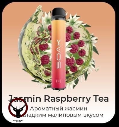 SOAK X Jasmin Raspberry Tea 1500 затяжек МРК