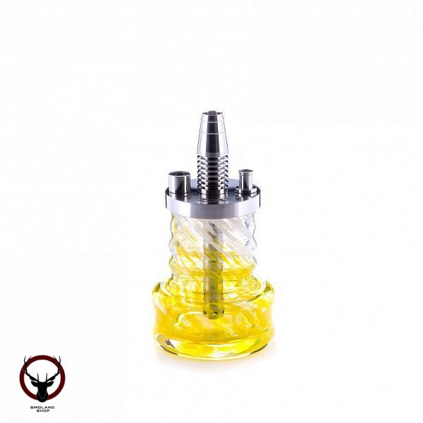Кальян Pizduk hookah (orange-bag) бело-жёлтая колба
