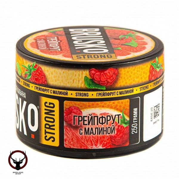 BRUSKO STRONG Грейпфрут с малиной 250гр МРК