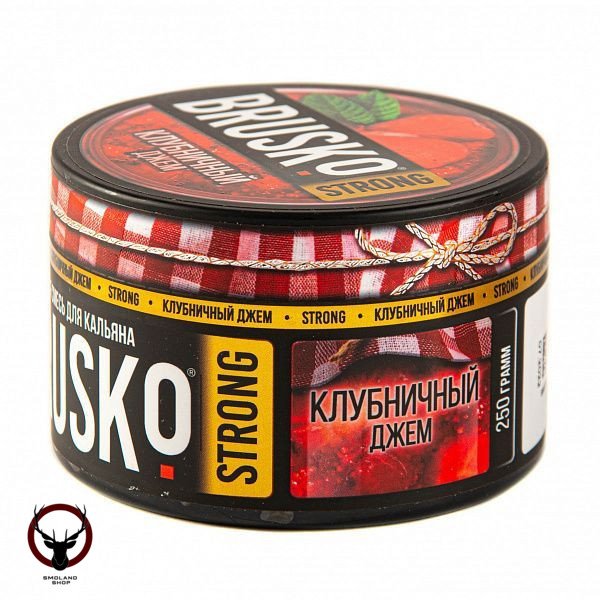BRUSKO STRONG Клубничный джем 250гр МРК