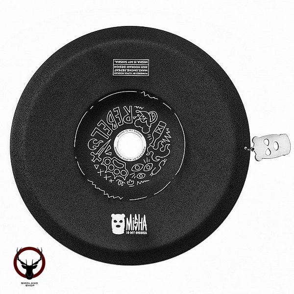 Кальян MISHA REVOLT Extra Jet Black черный матовый (без колбы)