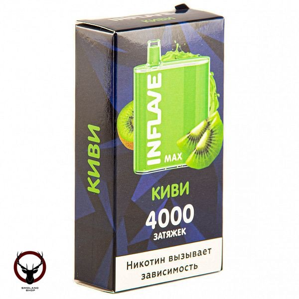 Электронная сигарета INFLAVE MAX Киви (4000 затяжек)