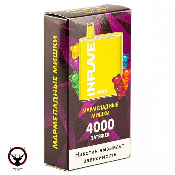 Электронная сигарета INFLAVE MAX Мармеладные мишки (4000 затяжек)