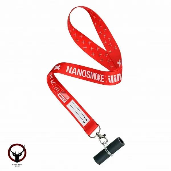 Индивидуальный мундштук Nanosmoke красный в тубусе