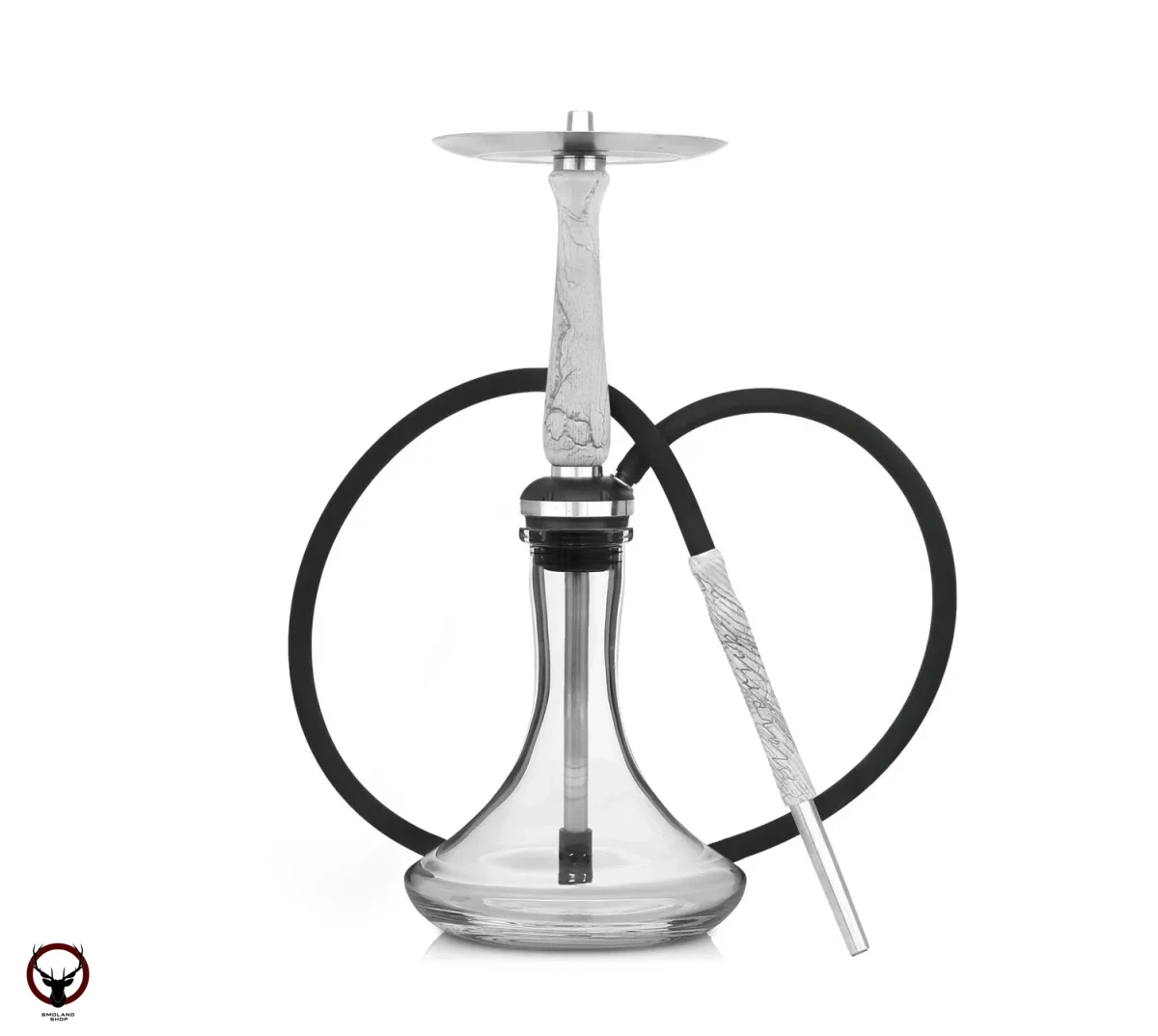 Кальян Werkbund Hookah Maverick 2.0 Cracle White-Silver Set