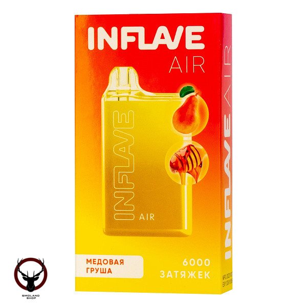 Электронная сигарета INFLAVE AIR Медовая груша (6000 затяжек)