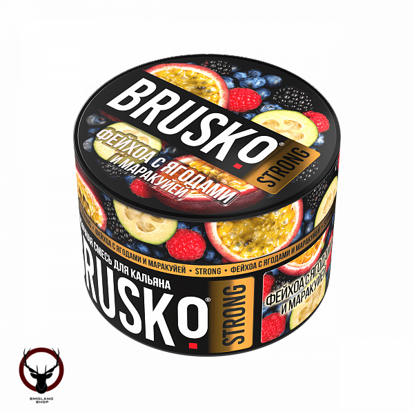 BRUSKO STRONG Фейхоа с ягодами и маракуйей 50гр МРК