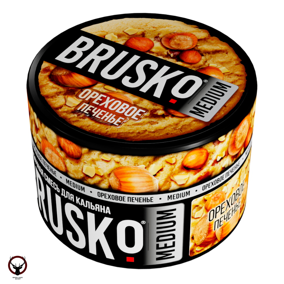 BRUSKO MEDIUM Ореховое печенье 50гр МРК
