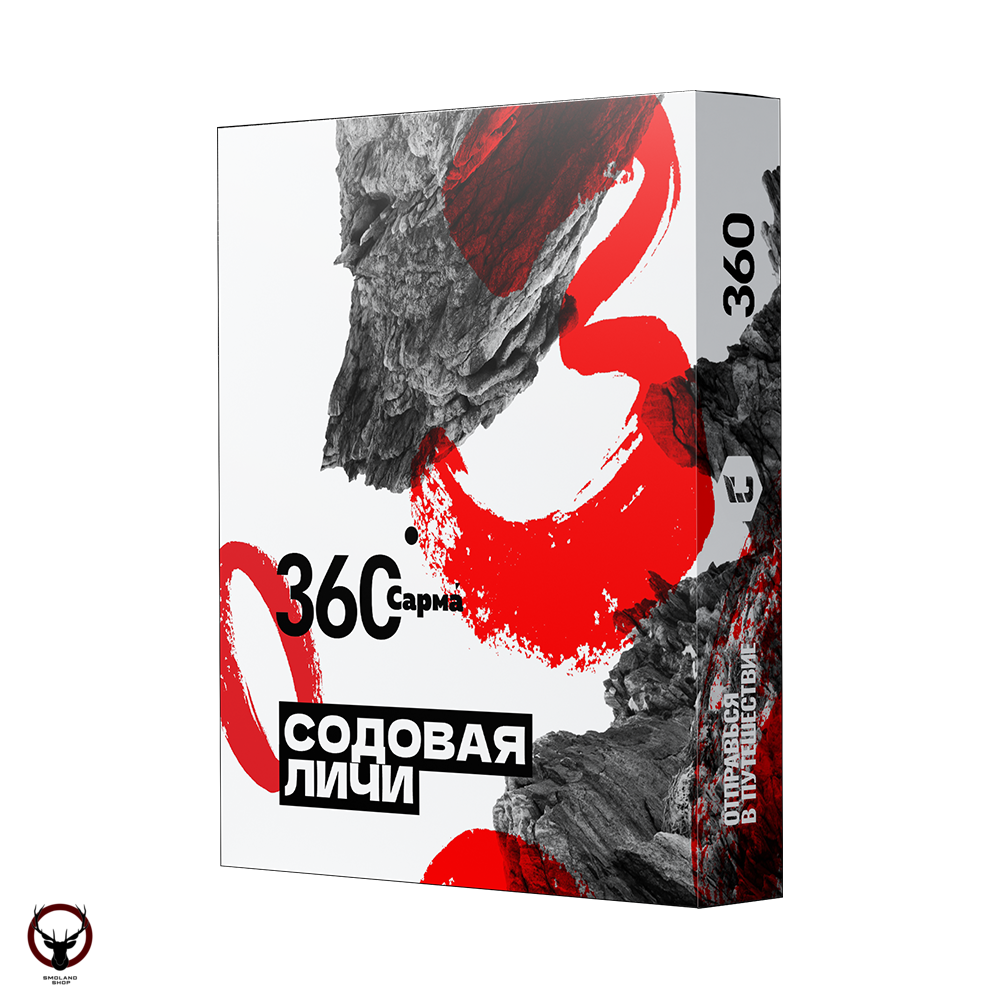 Табак для кальяна "САРМА 360" Содовая-Личи 25гр МРК