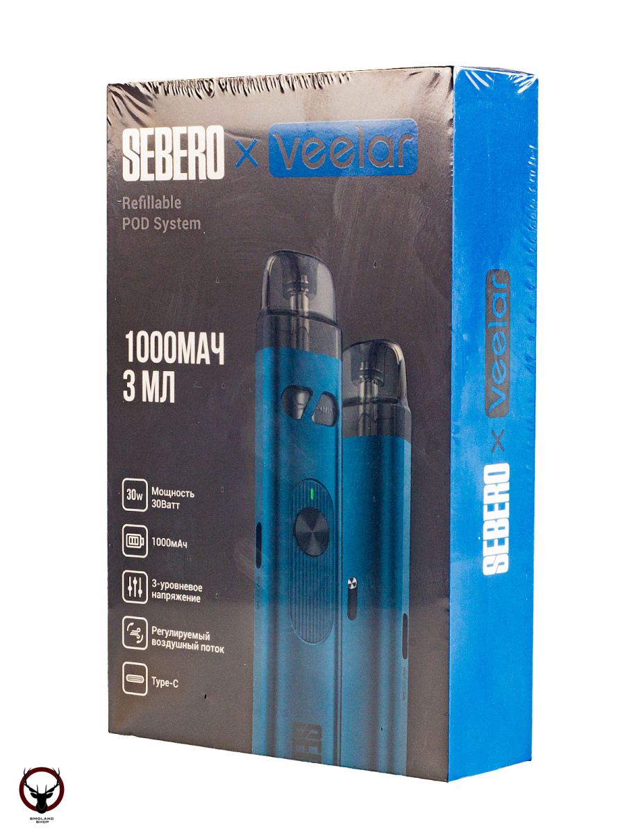Электронная сигарета SEBERO X VEELAR L1 Blue