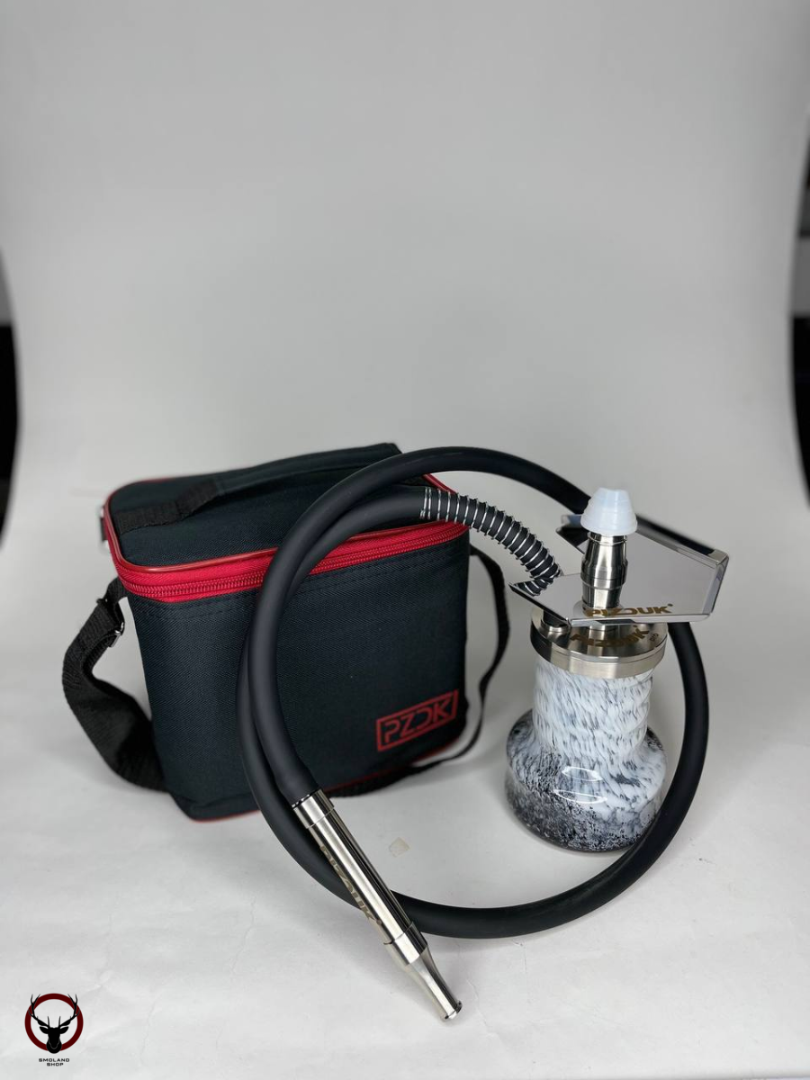 Кальян Pizduk PRO Black-bag (Черно-белая колба)