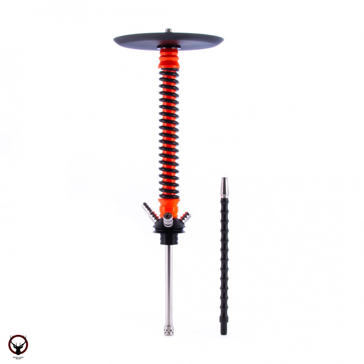 Кальян MAMAY CUSTOMS Coilovers чёрно-оранжевый ф (без колбы)