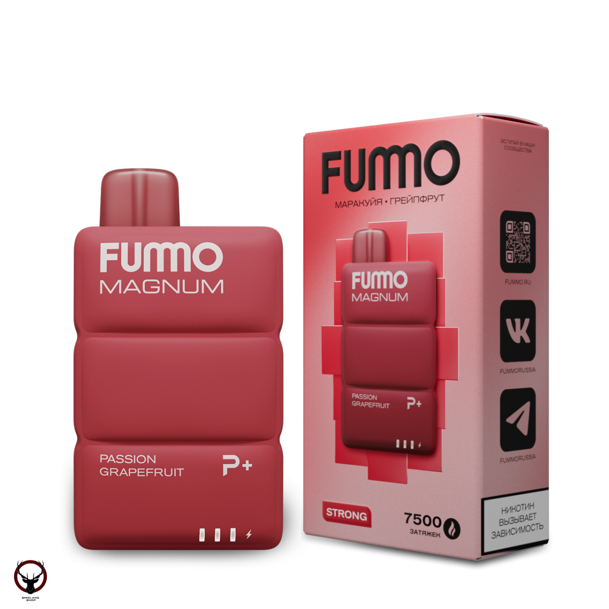 FUMMO MAGNUM Маракуйя Грейпфрут (7500 затяжек) МРК