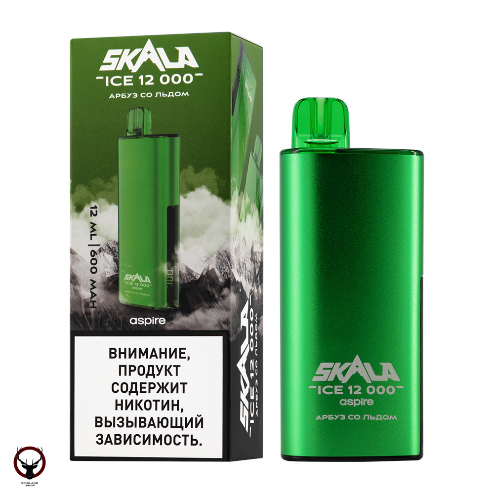 Электронная сигарета SKALA ICE Арбуз со льдом (12000 затяжек)