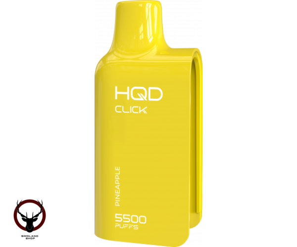 Электронная сигарета HQD CLICK Устройство + картридж Ананас (5500 затяжек)