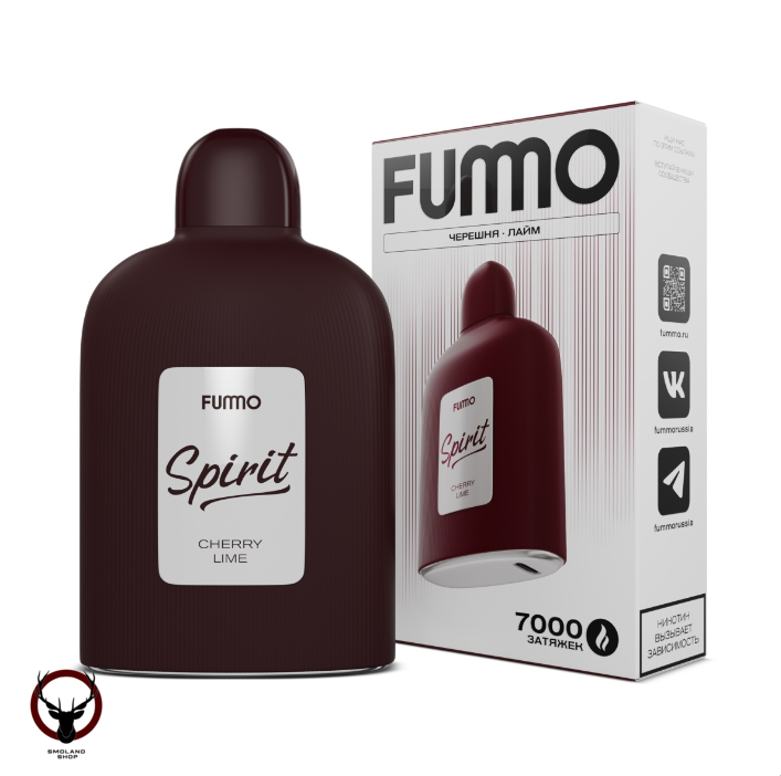FUMMO SPIRIT Черешня лайм (7000 затяжек) МРК