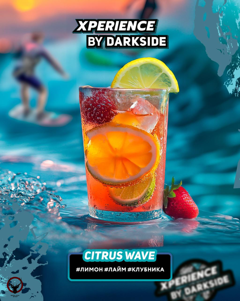 Табак для кальяна Darkside XPERIENCE CITRUS WAVE 120 гр.