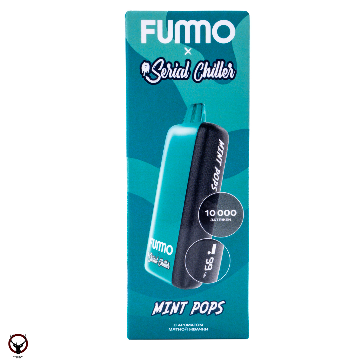 FUMMO INDIC SERIAL CHILLER Мятная жвачка (10 000 затяжек) МРК