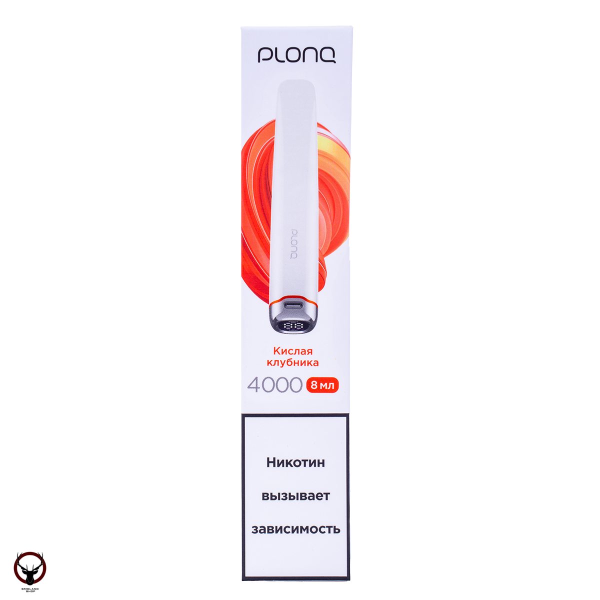 PLONQ PLUS PRO Кислая клубника (4000 затяжек) 20 мг МРК