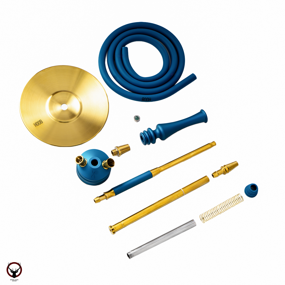 Кальян Hoob Mars mini Marine Blue x Gold