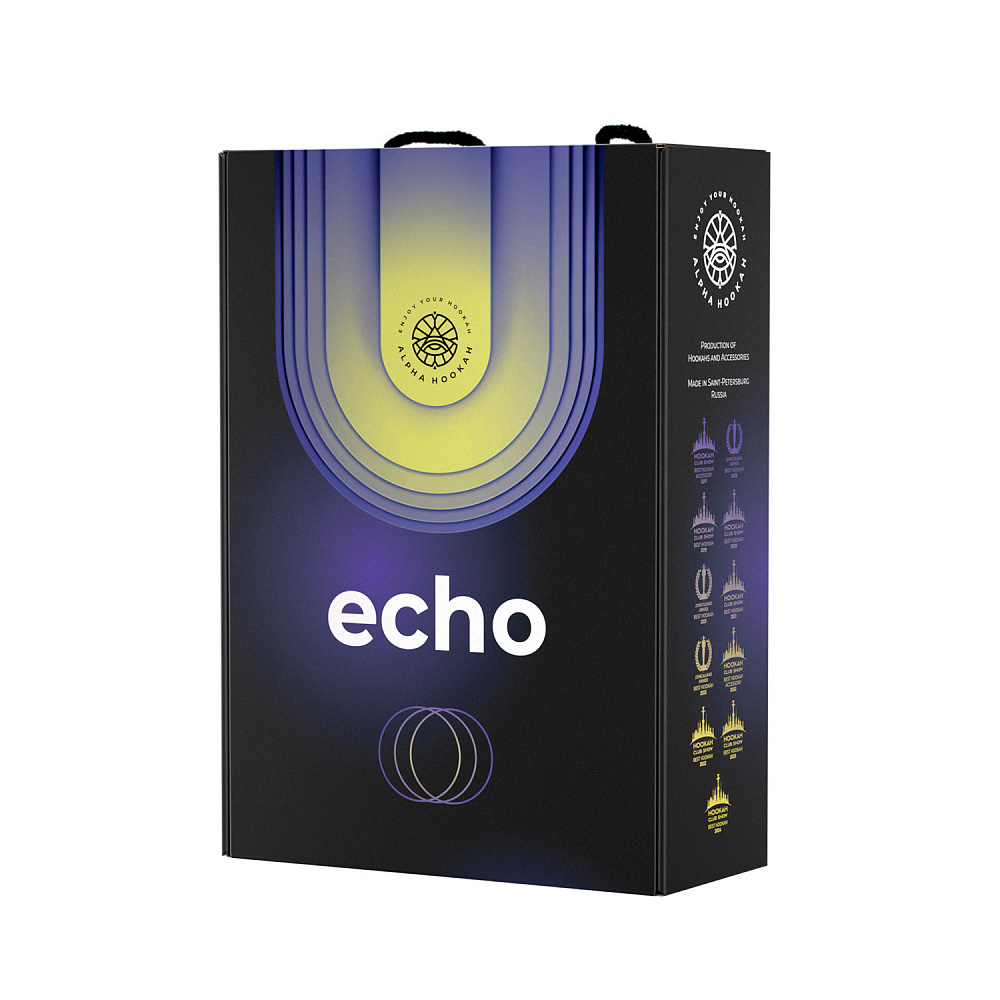 Кальян Alpha Hookah ECHO GOLD (Sapphire Blue)